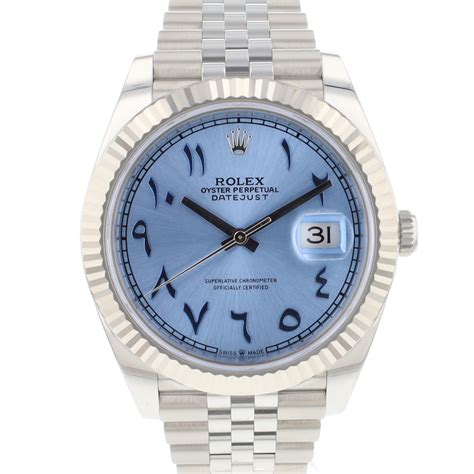 rolex datejust arabic dial.